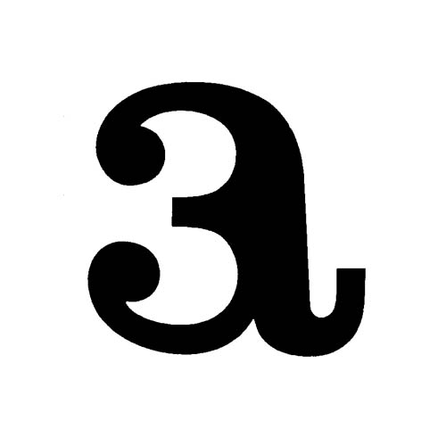 Logo Akademickiej Agencji Artystycznej – 3A, 1990