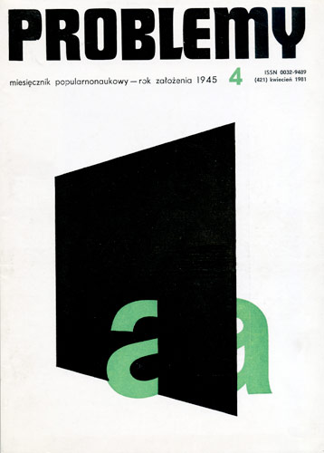 Magazyn Problemy, okładka, 1981 