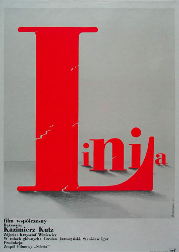 Linia, plakat filmowy, 1971
