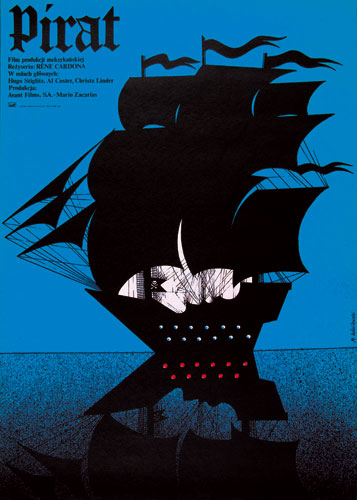 Pirat, plakat filmowy, 1973