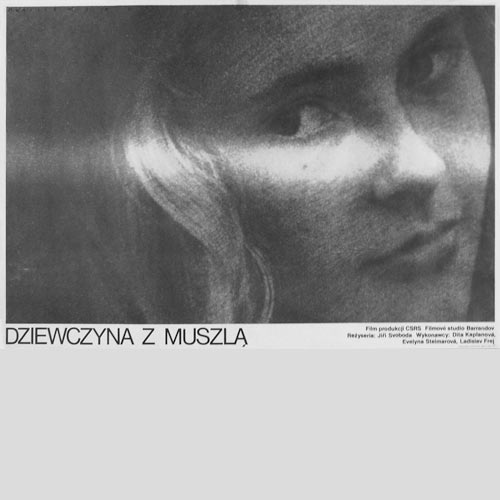 Dziewczyna z muszlą, plakat filmowy, 1979