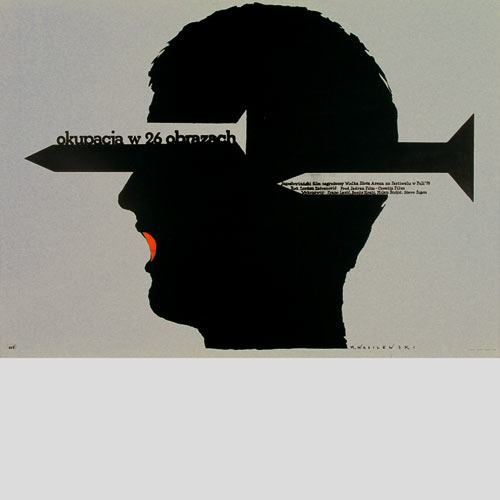 Okupacja w 26 obrazach, plakat filmowy, 1979