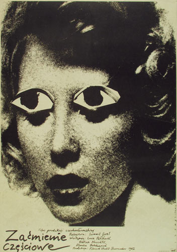 Zaćmienie częściowe, plakat filmowy, 1982