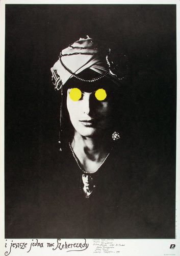 I jeszcze jedna noc Szeherezady, plakat filmowy,1984