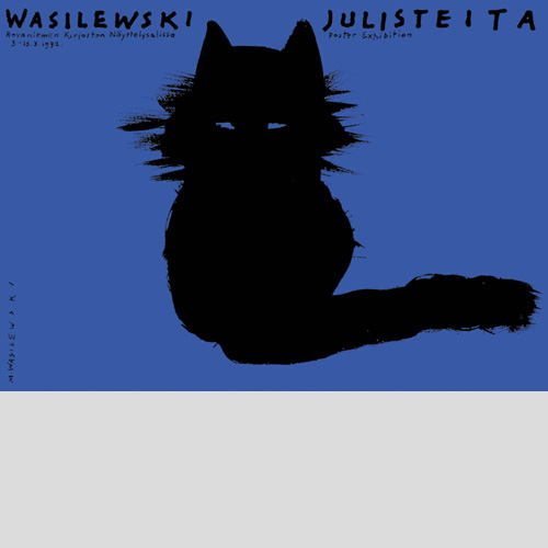 M.Wasilewski, Julisteita, plakat wystawowy, 1992