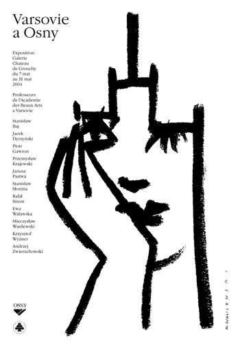 Varsovie a Osny, plakat wystawowy, 2004