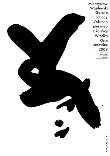 Mieczysław Wasilewski – Galeria Schody, plakat wystawowy, 2009