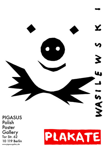 M.Wasilewski w Pigasus Polish Poster Gallery, plakat wystawowy, 2011
